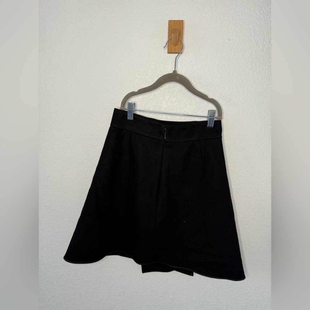 Carven Asymmetrical Black Wool Skirt - Picture 3 of 4
